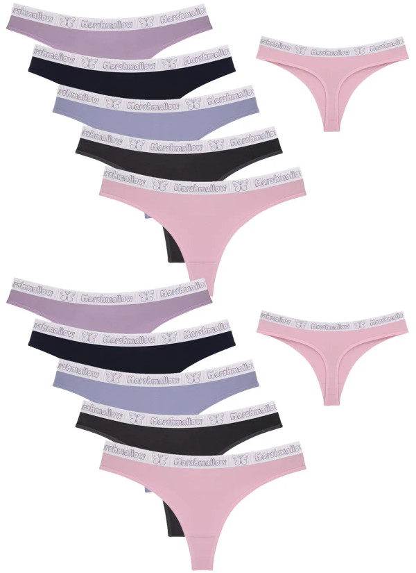 Donella 2471PD17 Assorted 10-Pack Women's Briefs — wholesale for boutiques