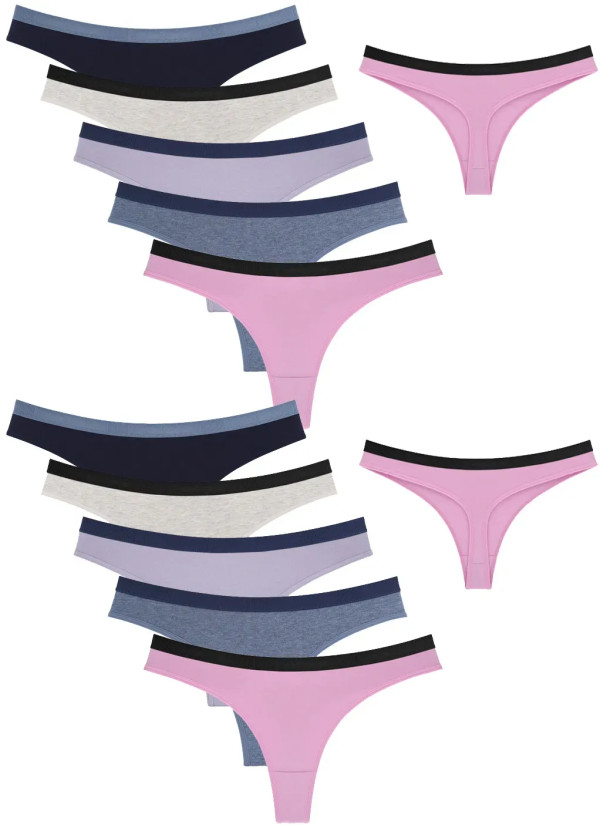 Donella 2471PD21 Assorted 10-Pack Women's Briefs — Istanbul wholesale supplier