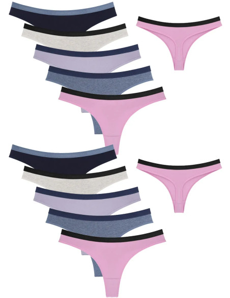 Donella 2471PD21 Assorted 10-Pack Women's Briefs — Istanbul wholesale supplier