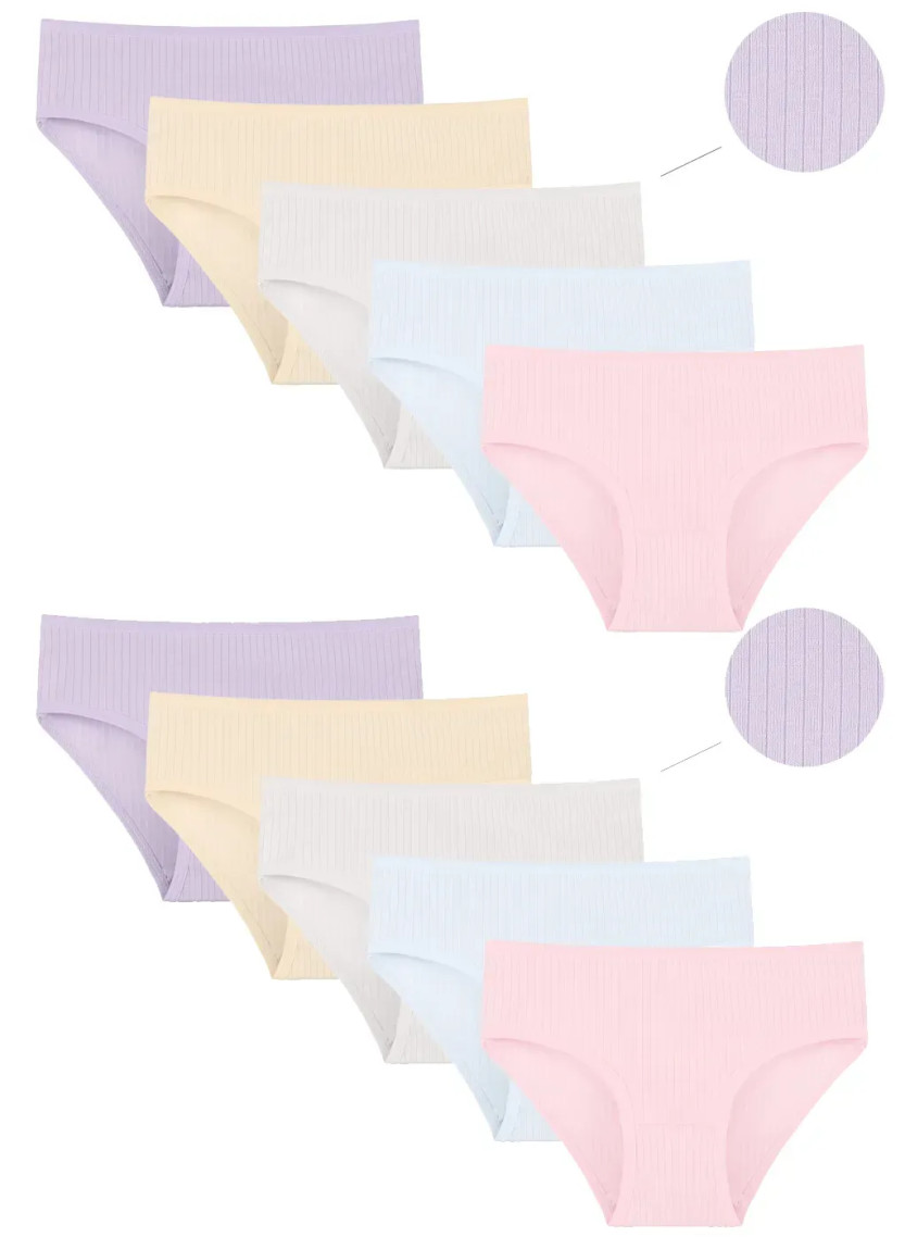 Donella 4123PD3 Assorted 10-Pack Girls' Briefs — wholesale from Turkey