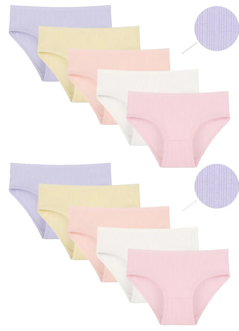 Donella 4128P Assorted 10-Pack Girls' Briefs — Turkey wholesale collection