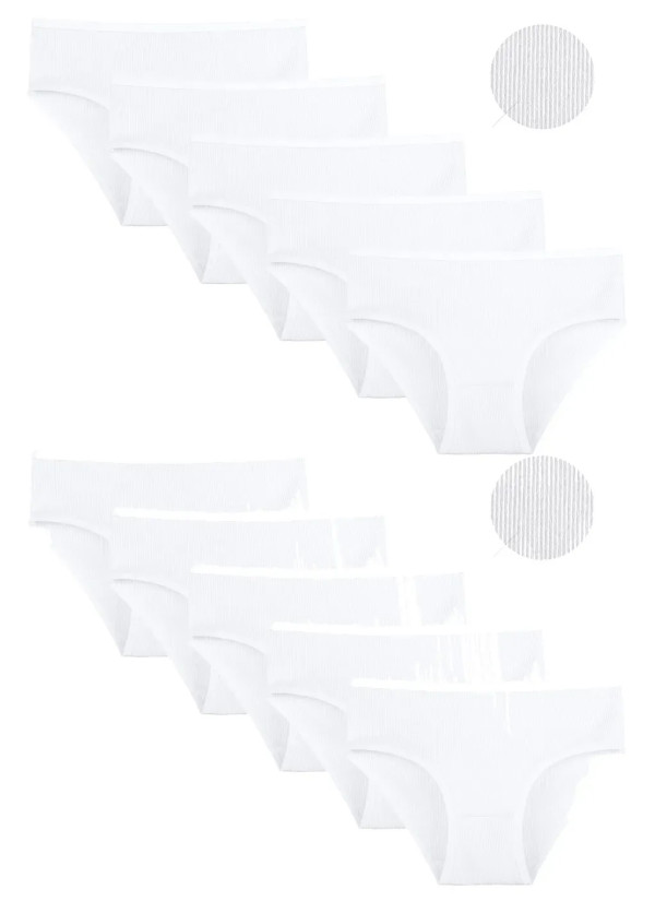 Donella 4132 Assorted 10-Pack Girls' Briefs — direct Turkish factory supply