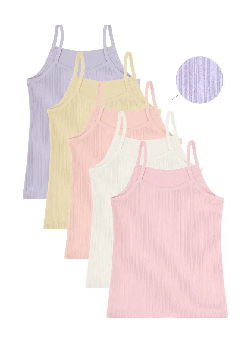Donella 4328P Assorted 10-Pack Girls' Tank Top — wholesale from Turkey