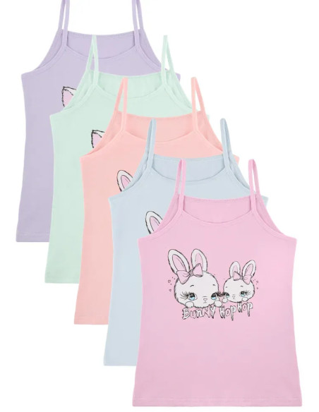 Donella 4371PB138 Assorted 10-Pack Girls' Tank Top — wholesale for boutiques