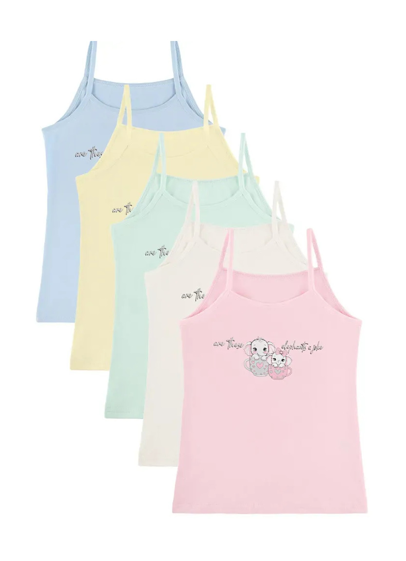Donella 4371PB173 Assorted 10-Pack Girls' Tank Top — Istanbul wholesale supplier