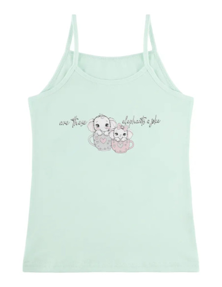 Donella 4371PB173 Assorted 10-Pack Girls' Tank Top — Turkey wholesale collection