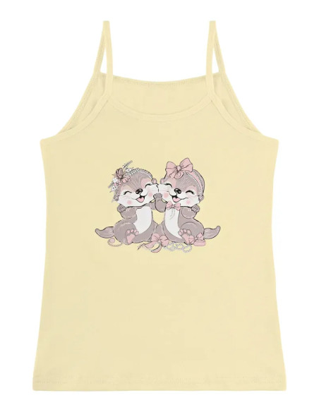 Donella 4371PB209 Assorted 10-Pack Girls' Tank Top — direct Turkish factory supply