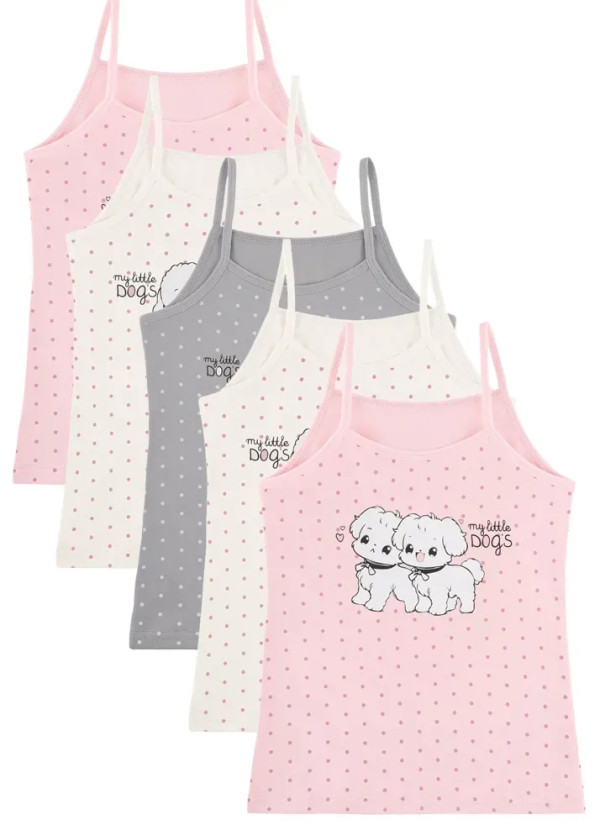 Donella 4371PB212 Assorted 10-Pack Girls' Tank Top — wholesale for boutiques
