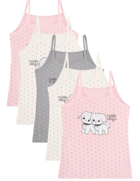 Donella 4371PB212 Assorted 10-Pack Girls' Tank Top — wholesale for boutiques