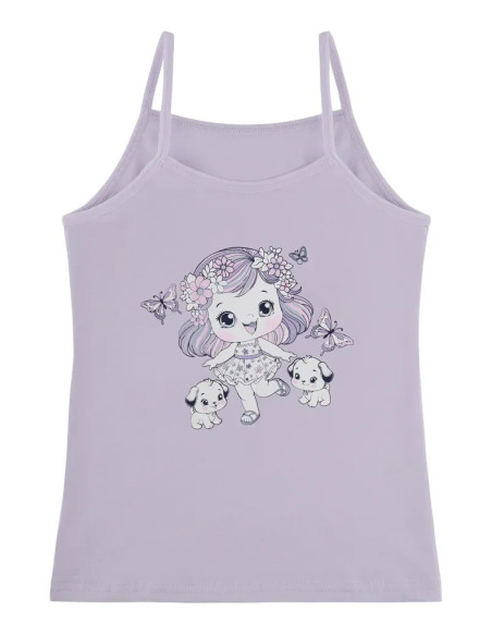 Donella 4371PB223 Assorted 10-Pack Girls' Tank Top — direct Turkish factory supply