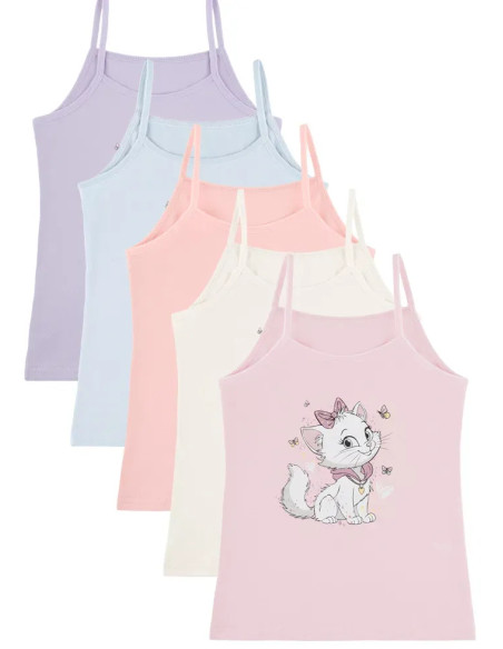 Donella 4371PB224 Assorted 10-Pack Girls' Tank Top — Turkey wholesale collection