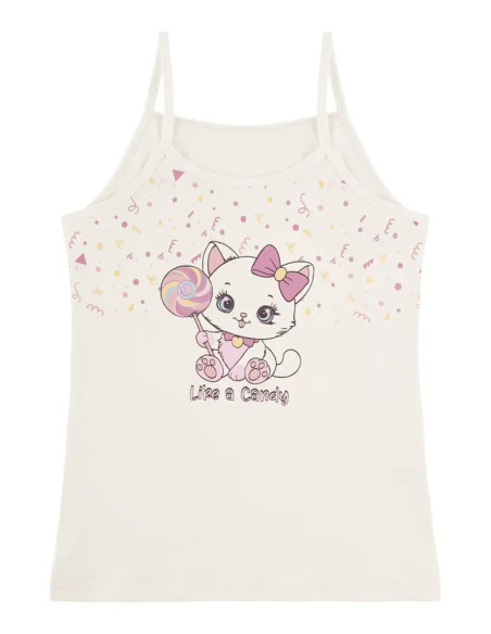 Donella 4371PB234 Assorted 10-Pack Girls' Tank Top — Turkey wholesale collection