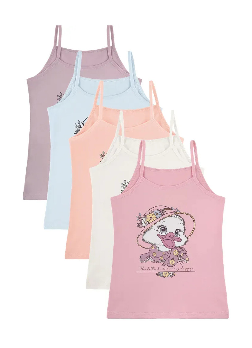 Donella 4371PB237 Assorted 10-Pack Girls' Tank Top — wholesale from Turkey