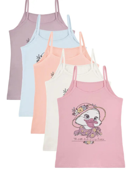 Donella 4371PB237 Assorted 10-Pack Girls' Tank Top — wholesale from Turkey
