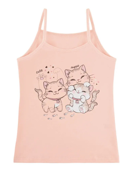 Donella 4371PB238 Assorted 10-Pack Girls' Tank Top — Turkish factory wholesale