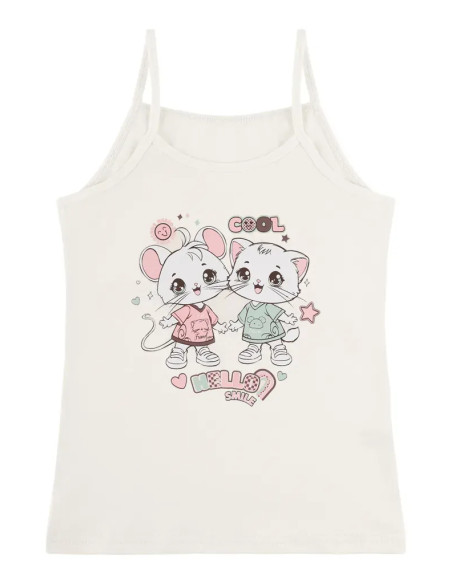 Donella 4371PB239 Assorted 10-Pack Girls' Tank Top — factory-direct from Turkey