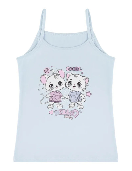 Donella 4371PB239 Assorted 10-Pack Girls' Tank Top — wholesale from Turkey