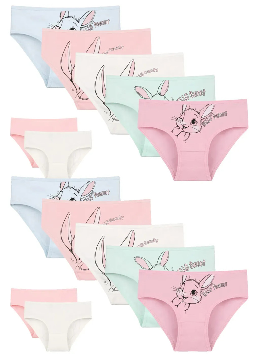 Donella 4171PB159 Assorted 10-Pack Girls' Briefs — Istanbul wholesale supplier