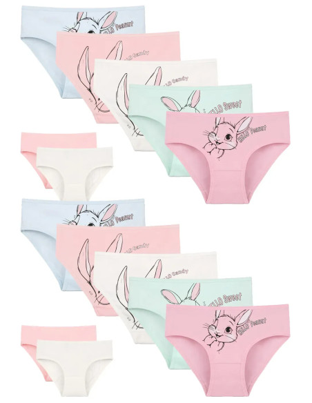 Donella 4171PB159 Assorted 10-Pack Girls' Briefs — Istanbul wholesale supplier