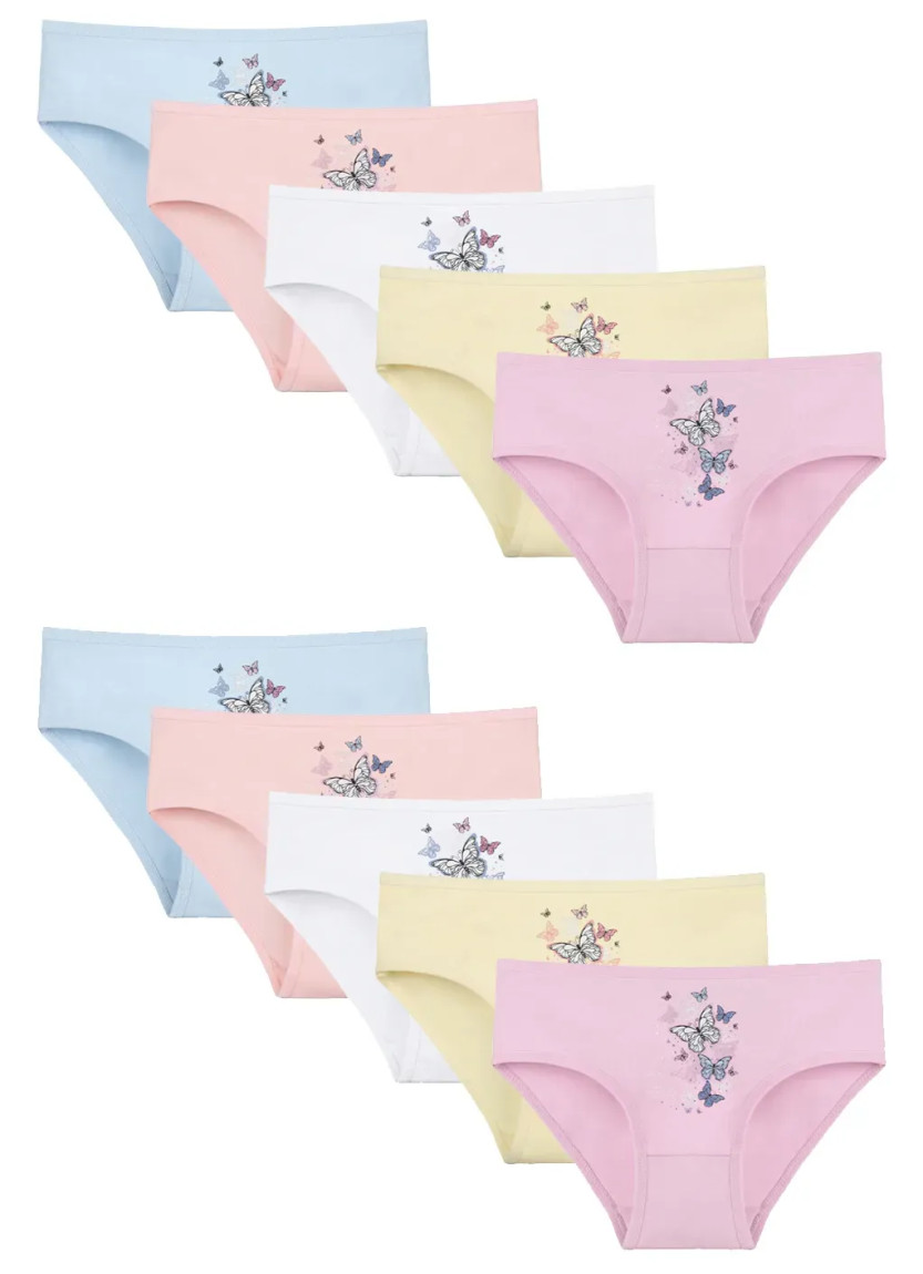Donella 4171PB231 Assorted 10-Pack Girls' Briefs — Istanbul wholesale supplier