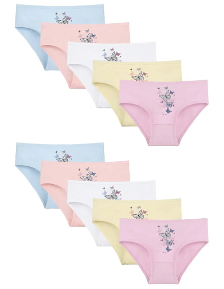 Donella 4171PB231 Assorted 10-Pack Girls' Briefs — Istanbul wholesale supplier