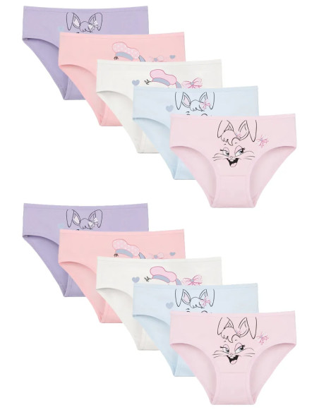 Donella 4171PB257 Assorted 10-Pack Girls' Briefs — wholesale from Turkey
