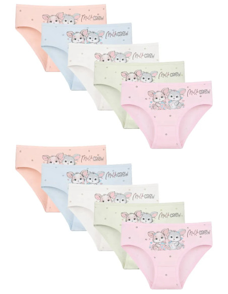 Donella 4181B43 Assorted 10-Pack Girls' Briefs — Istanbul wholesale supplier