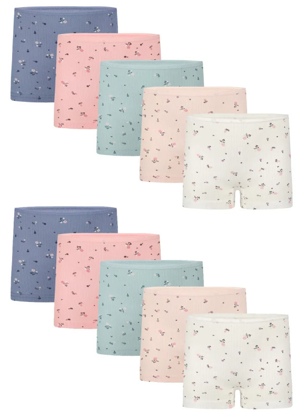 Donella 421301 Assorted 10-Pack Girls' Briefs — Turkish factory wholesale