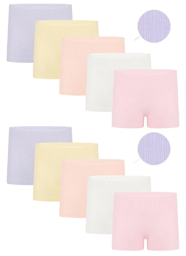 Donella 4228P Assorted 10-Pack Girls' Briefs — direct Turkish factory supply