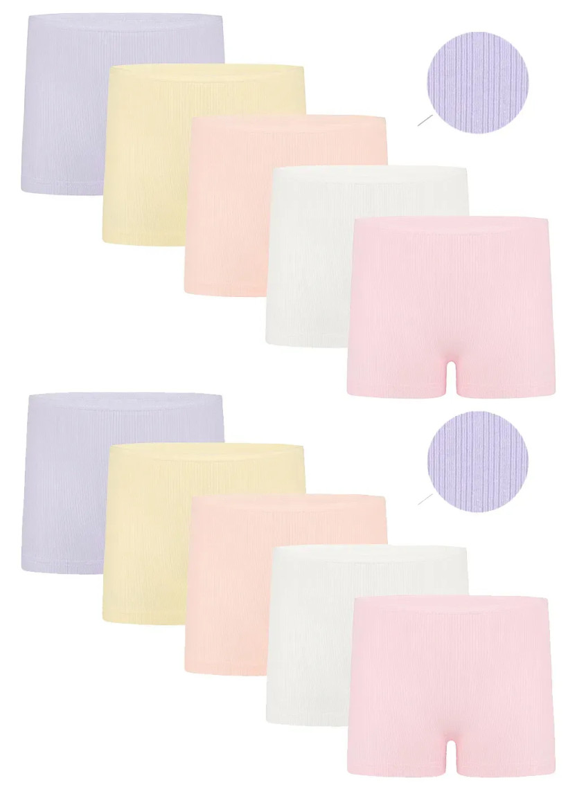 Donella 4228P Assorted 10-Pack Girls' Briefs — direct Turkish factory supply