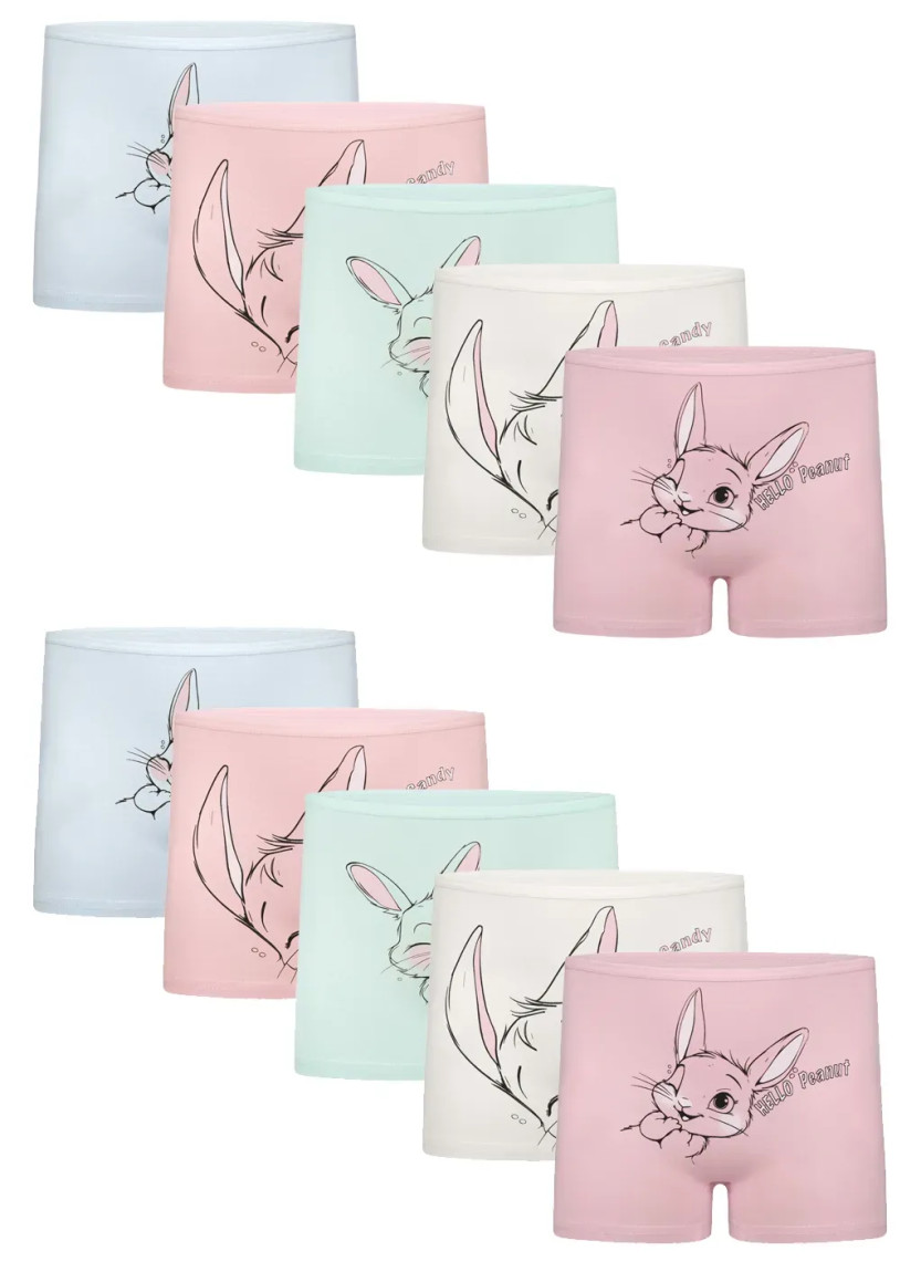 Donella 4271PB159 Assorted 10-Pack Girls' Briefs — Turkish textile wholesale
