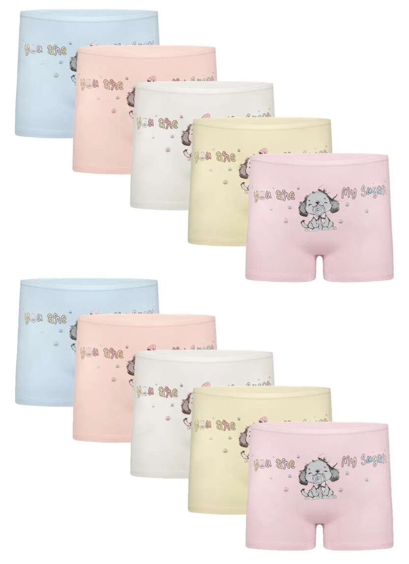 Donella 4271PB177 Assorted 10-Pack Girls' Briefs — Istanbul wholesale supplier