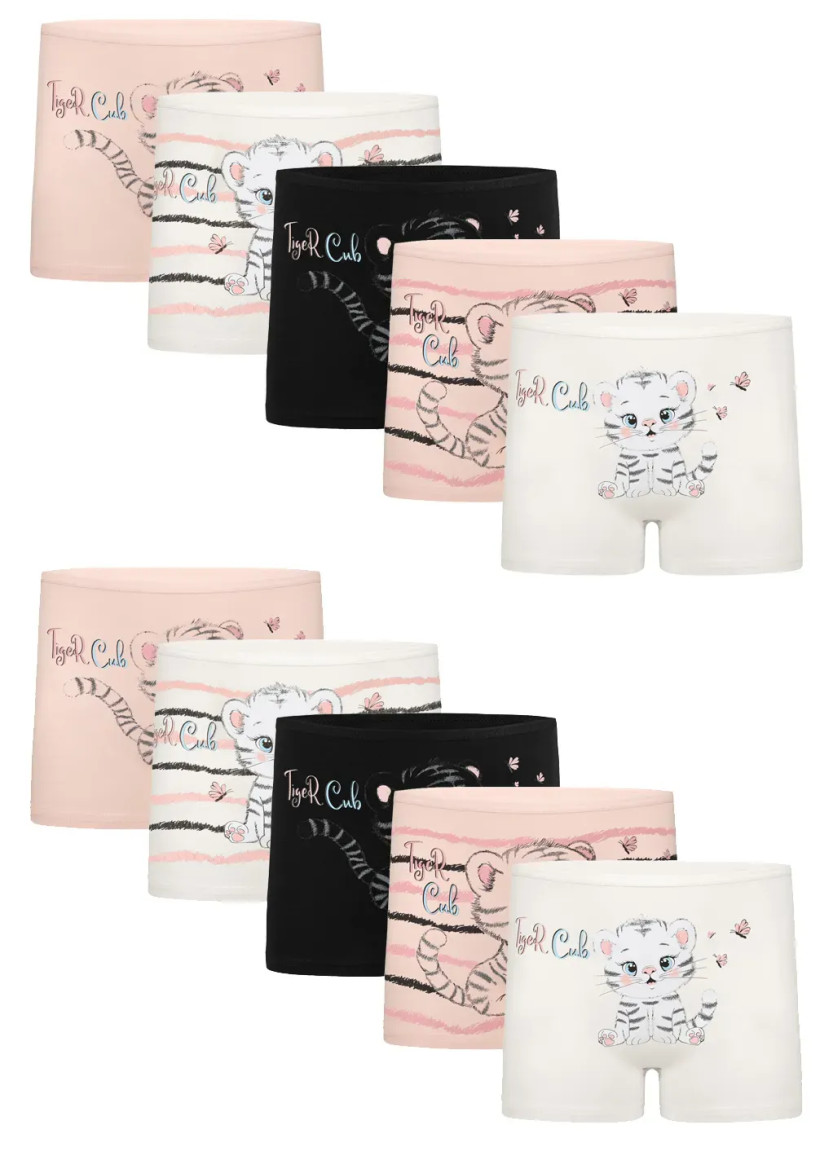 Donella 4271PB201 Assorted 10-Pack Girls' Briefs — factory-direct from Turkey