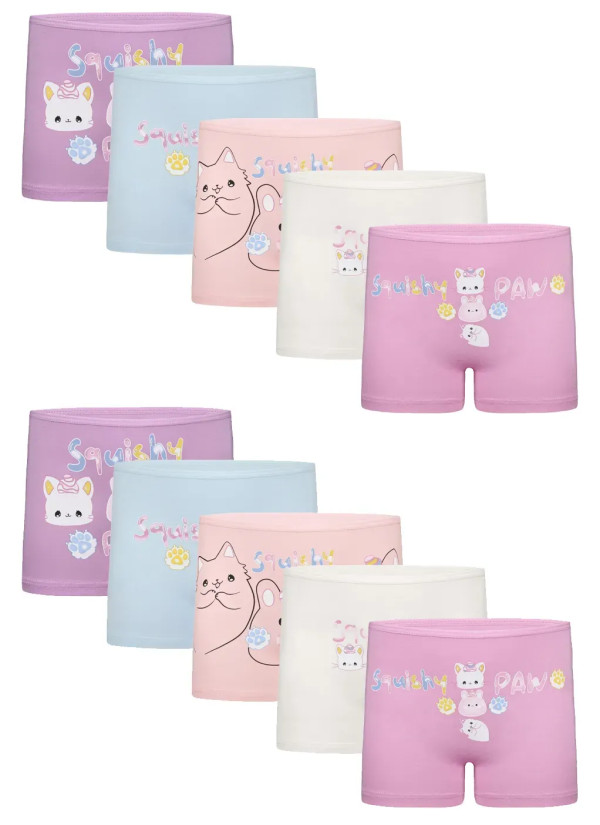 Donella 4271PB204 Assorted 10-Pack Girls' Briefs — wholesale from Turkey