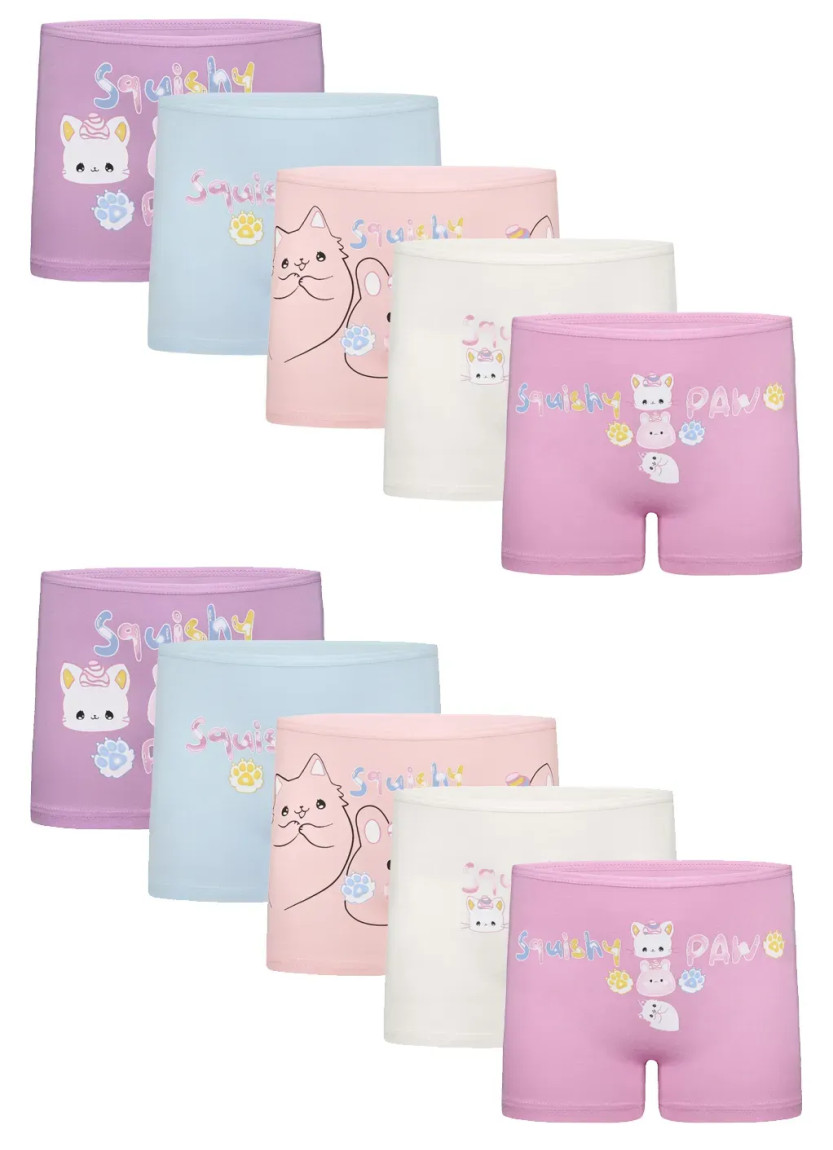 Donella 4271PB204 Assorted 10-Pack Girls' Briefs — wholesale from Turkey