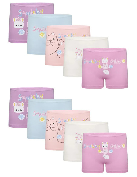 Donella 4271PB204 Assorted 10-Pack Girls' Briefs — wholesale from Turkey