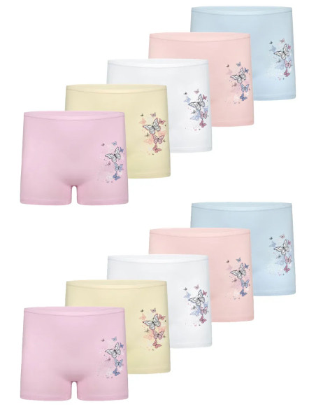 Donella 4271PB231 Assorted 10-Pack Girls' Briefs — wholesale from Turkey