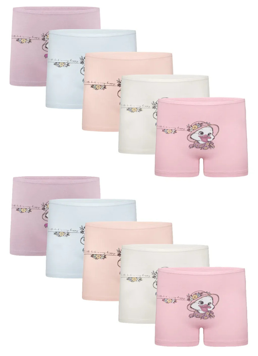 Donella 4271PB237 Assorted 10-Pack Girls' Briefs — wholesale for boutiques