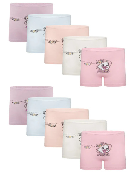 Donella 4271PB237 Assorted 10-Pack Girls' Briefs — wholesale for boutiques