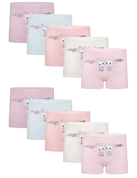 Donella 4271PB239 Assorted 10-Pack Girls' Briefs — Istanbul wholesale supplier