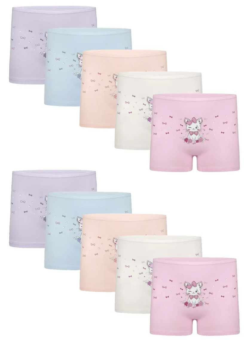 Donella 4271PB246 Assorted 10-Pack Girls' Briefs — factory-direct from Turkey