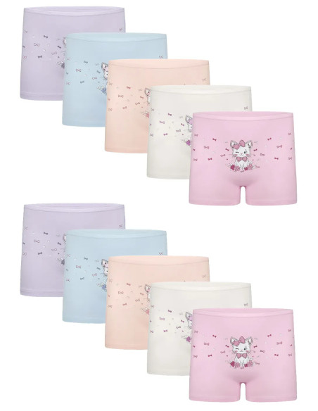 Donella 4271PB246 Assorted 10-Pack Girls' Briefs — factory-direct from Turkey