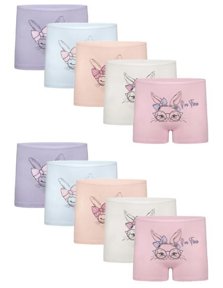 Donella 4271PB251 Assorted 10-Pack Girls' Briefs — Turkish factory wholesale