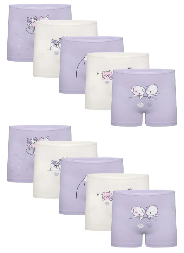 Donella 4271PB254 Assorted 10-Pack Girls' Briefs — direct Turkish factory supply