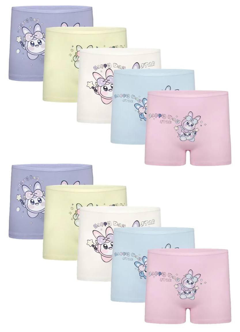 Donella 4271PB266 Assorted 10-Pack Girls' Briefs — wholesale from Turkey