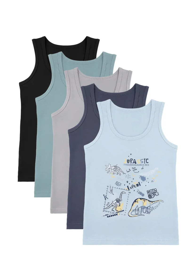 Donella 7771PB34 Assorted 10-Pack Boys' Tank Top — wholesale from Turkey