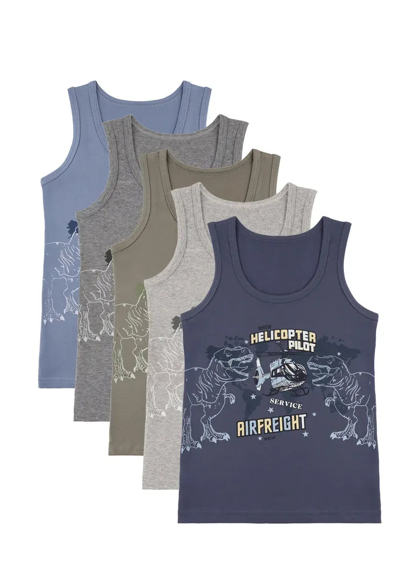 Donella 7771PB39 Assorted 10-Pack Boys' Tank Top — Turkey wholesale collection