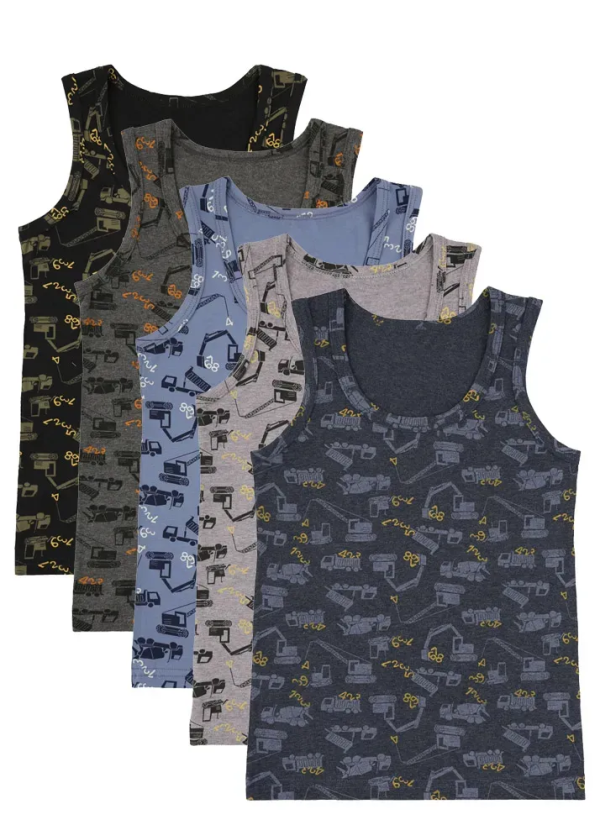 Donella 778122 Assorted 10-Pack Boys' Tank Top — direct Turkish factory supply