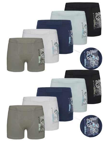 Donella 7571PB32 Assorted 10-Pack Women's Briefs — Turkish textile wholesale