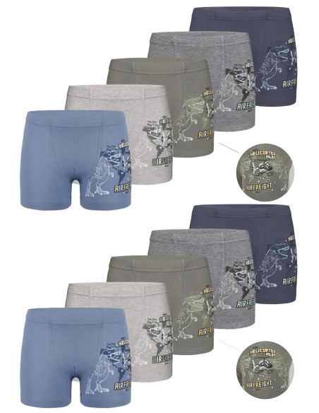 Donella 7571PB39 Assorted 10-Pack Women's Briefs — Turkish factory wholesale